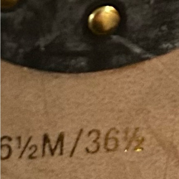 Louise Et Cie Lo- Vianne Buckle Ankle Booties Brown Leather Women's Size 6.5 - Picture 9 of 9